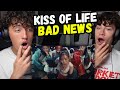 HE FELL IN LOVE KISS OF LIFE 키스오브라이프 Bad News M V FIRST TIME REACTION