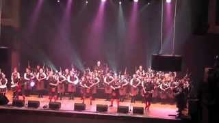 Red Hot Chilli Pipers - Chasing cars with Bucksburn Pipe Band
