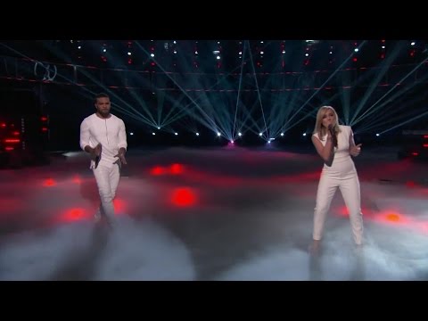 The Voice US  Live Semi-final Performances - Bryan Bautista and Mary Sarah "Break Free"