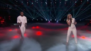 The Voice US  Live Semi-final Performances - Bryan Bautista and Mary Sarah &quot;Break Free&quot;