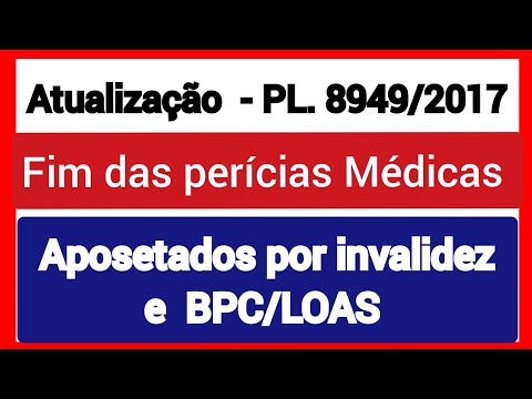 #PL8949/2017 -💥 FIM DAS PERÍCIAS MÉDICAS  ainda está na 👉CCJC  esperando um relator. #INSS