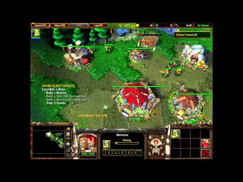 Warcraft 3 RoC Speedrun: Prologue Campaign [09:18] by MicroElf