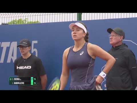 Solana Sierra [1] (ARG) vs Lola Radivojevic (SRB) // 6-3 6-1 // W125 Mallorca // Final