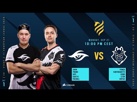 Team Secret vs G2 Esports // Rainbow Six European league 2020 - Stage 2 - Playday #1
