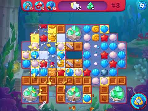 Fishdom Hard level 6493 no boosters フィッシュダム ハード [Friend's]