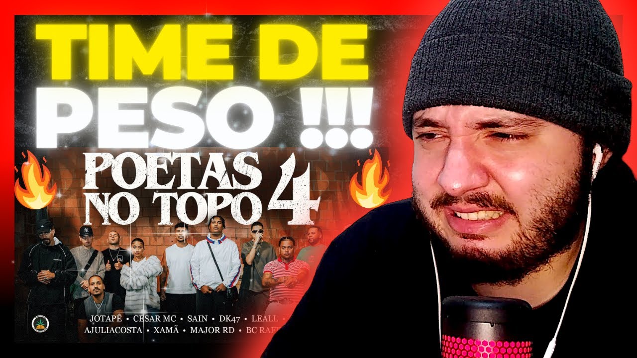 Poetas no Topo 4 - Jotapê,Cesar Mc,Sain,Dk47, Leall,Don L,Ajuliacosta,Major RD,Xamã,Bc Raff & Froid