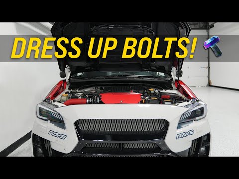 Subaru WRX STI Gets Titanium Engine Bay Hardware | Dress Up Bolts