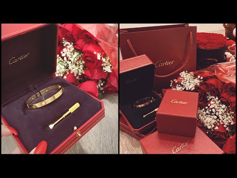 cartier love bangle unboxing