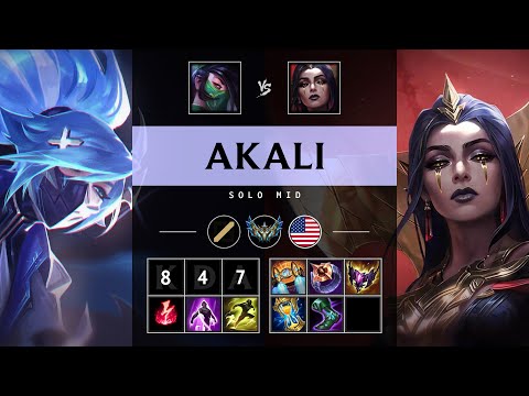 Akali Mid vs LeBlanc - NA Challenger Patch 25.09