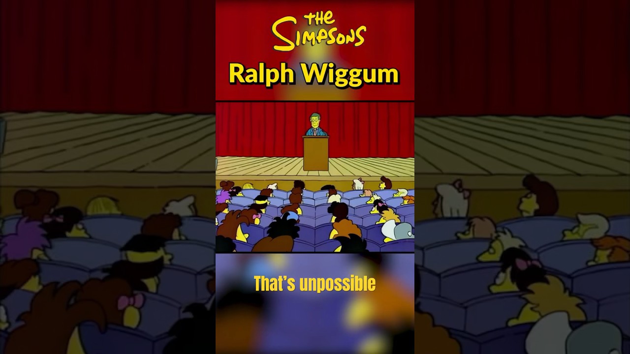 Me fail English? That’s unposible! #viral #funny #shorts #thesimpsons #ralphwiggum