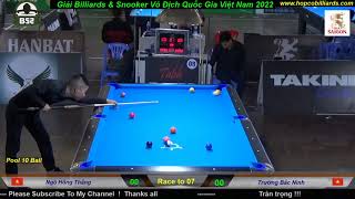 Trận đánh để đời : Trường Xe Bắc Ninh vs Thắng Kon | Giải Billiards Vô địch Quốc Gia Vòng 2 năm 2022