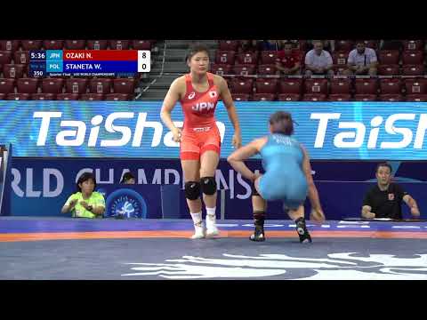 1/4 WW - 62 kg: N. OZAKI (JPN) v. W. STANETA (POL)