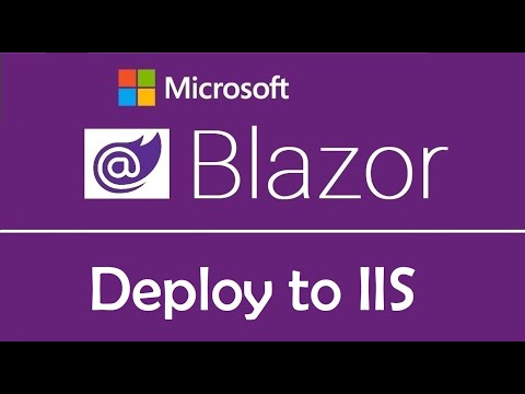 Blazor Tutorial Deploy to IIS EP28