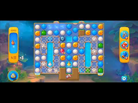 Fishdom Easy Level 9963 (with ingame lightning booster) @choraelmin