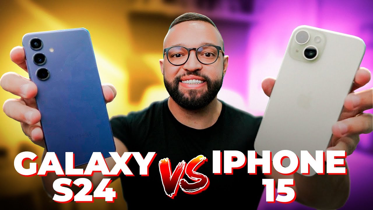 GALAXY S24 vs IPHONE 15 | COMPARATIVO