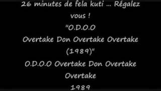 Fela Kuti , O.D.O.O part 3