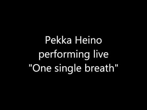 Pekka Heino (Brother Firetribe) "One single breath" LIVE  28.3.2017 ( song starts in 1:23)