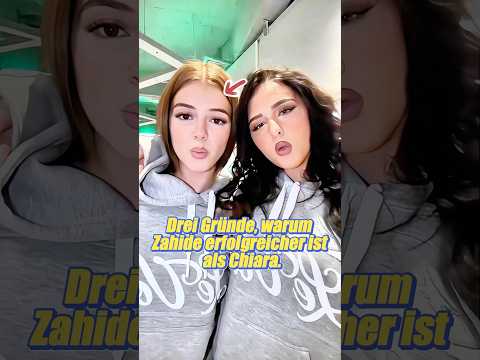 Drei Gründe, warum Zahide erfolgreicher ist als Chiara. #youtube #beautful #foryou #youtubeshorts