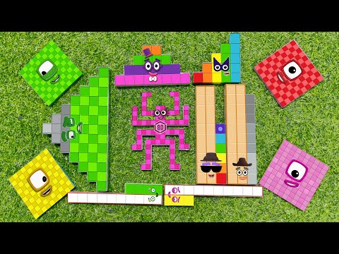 Looking for Numberblocks Puzzle Tetris NEW Big 500 Space ASMR - Numberblocks Satisfying Video #60