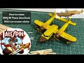 How To Make Seaduck Plane TaleSpin Cartoon Ballu Plane DIY Craft DIY Mini Plane Model