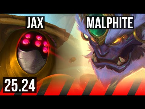 JAX vs MALPHITE (TOP) | Good KDA: 11/1/1 | EUW Master | 25.24
