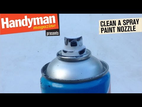 How To Clean A Spray Paint Nozzle