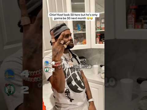 Chief Keef look 50 here but he’s only gonna be 30 next month 😭😂 #chiefkeef #sosa
