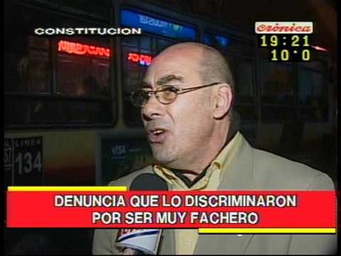 Discriminado por fachero