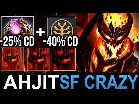 AHJIT SHADOW FIEND How to Raze? Octarine Ethereal Blade + Talent 7.07 Highlights Time 2 Dota #dota2