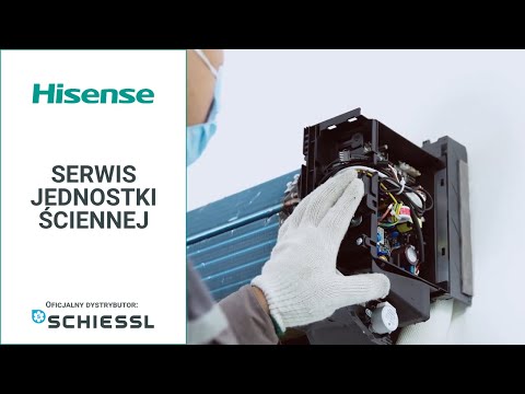 Hisense VRF, Serwis jednostki ściennej - zdjęcie