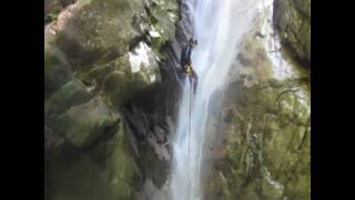 preview picture of video 'New canyoning route at Maze, Gero-city下呂市馬瀬キャニオニング新ルート'