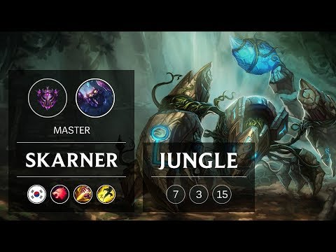 Skarner Jungle vs Xin Zhao - KR Master Patch 9.3