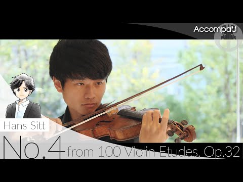 No.4 | Hans Sitt Violin Étude, Op.32 Book 1【Recital Version】