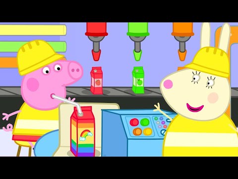 Peppa Pig Tales 🧃 A Day At The Juice Factory 🍊 Peppa Pig Episodes