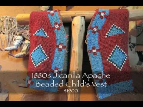 Frontier Plunder Indian Trading Post - 1880s Jicarilla Apache Child's Beaded Vest