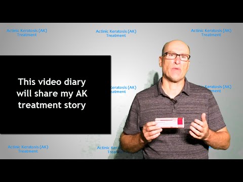 My Skin Cancer (Actinic Keratosis) Treatment Video Diary