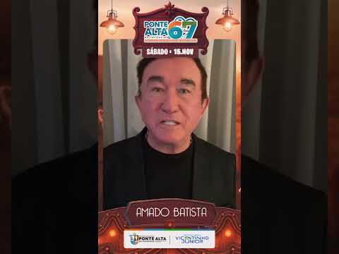 Amado Batista Chamada de Show Ponte Alta do Tocantins - 2025