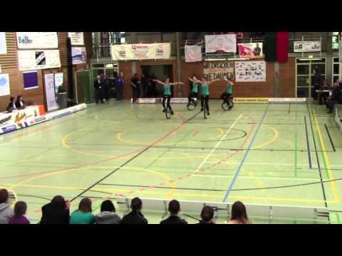 Deutsche Jugend und Juniorenmeisterschaft 2013 4er Einrad Juniorinnen VfH Worms 2