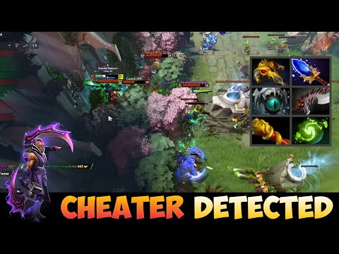 anti mage cheater detected mid lane vs tinker with auto reflection cheat !!!