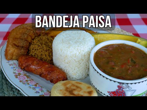 Así se prepara la bandeja paisa /recetas para toda ocasión