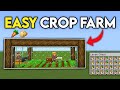 EASY AUTOMATIC CROP FARM 1.20 - Minecraft Bedrock Edition Tutorial