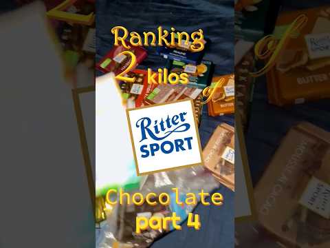 Ranking Ritter Sport Chocolate (part 4) #Chocolate #ranking #dessert