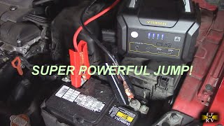 VTOMAN Truck Pro 8000A Battery Jump Starter, 41600mAh Li-Po Power Bank, LED Light, Long Jump Cables