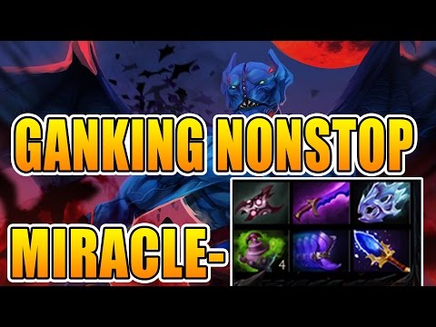 Miracle- Dota 2 [Night Stalker] Ganking NonStop