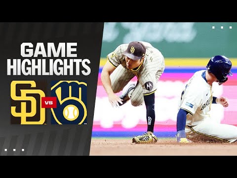 Padres vs. Brewers Game Highlights (4/16/24) | MLB Highlights