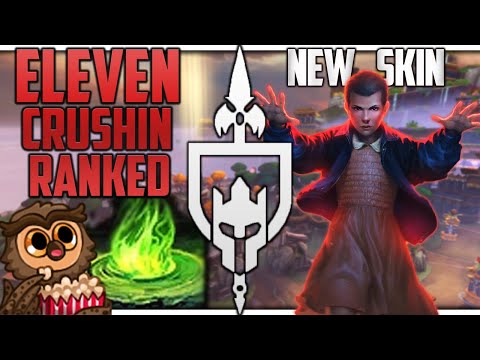 NEW ELEVEN SCYLLA SKIN AND CRUSHING MID SEASON RANKED!
