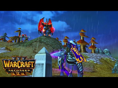 Tichondrius Gives Undead Arthas Orders - Warcraft 3 Reforged Story Cutscene #41 [Classic Graphics]