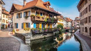 Annecy, France 🇫🇷 – Venice of the Alps - 4K HDR Walking Tour