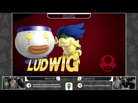 S4@GU 5-3 (Grand Finals): Marss (ZSS/Falco/Shulk) vs Pugwest (Marth)