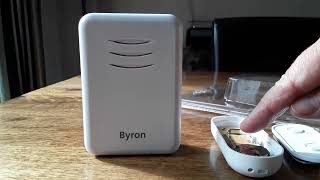 Byron wireless doorbell. No ring chimes, here is the solution😊